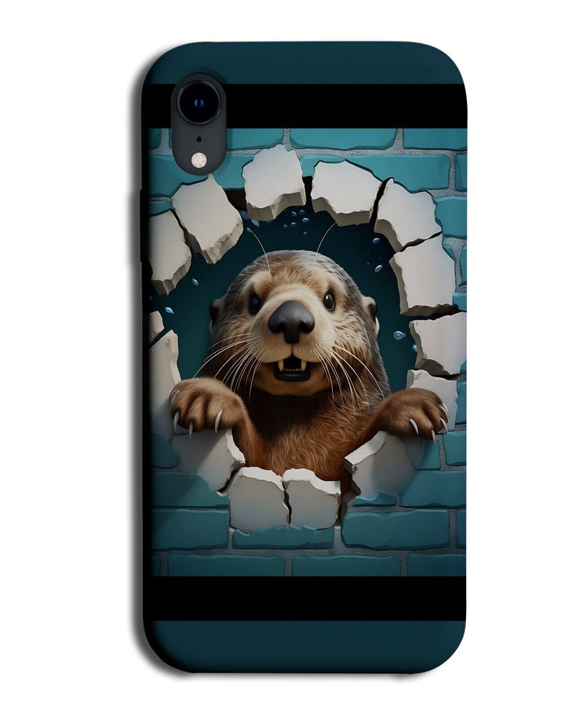 Funny Sea Otter Phone Case Cover Otters Face 3D Novelty Design Oter Claws DF62