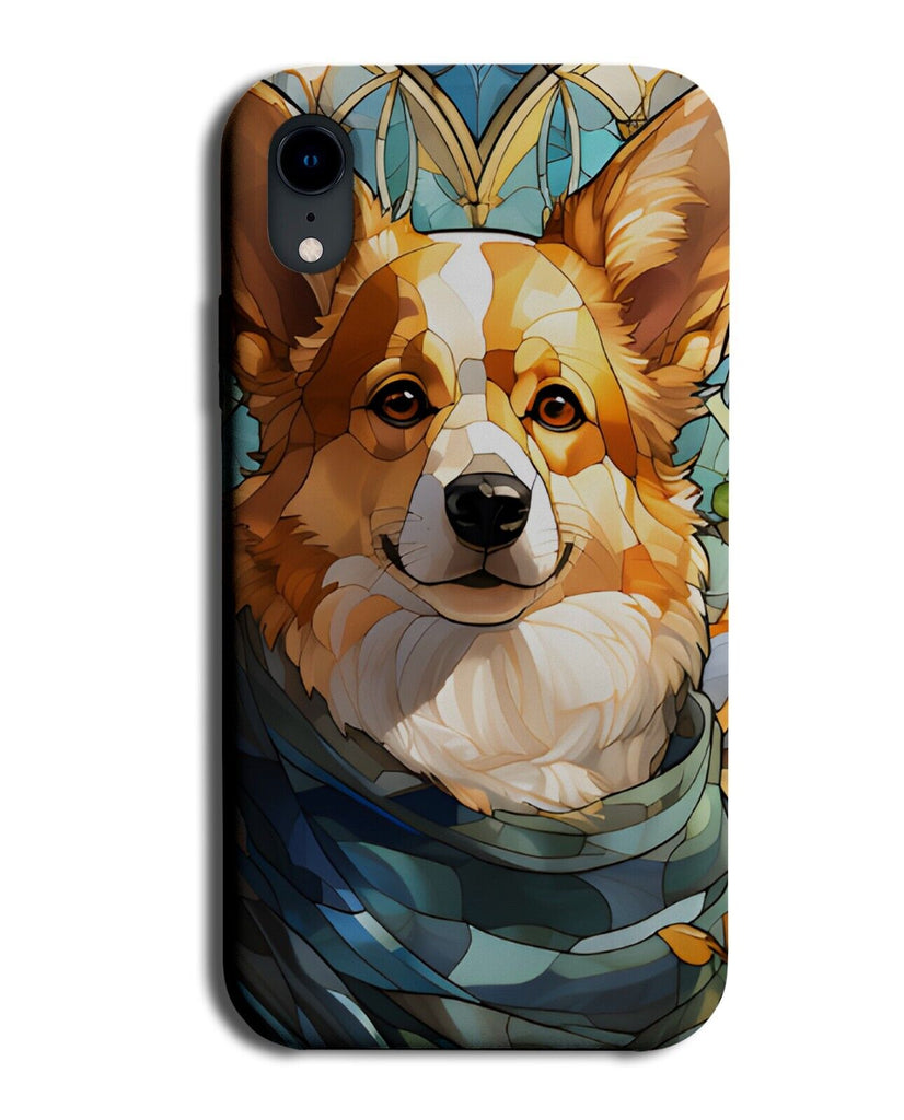 Welsh Corgi Dog Breed Phone Case Cover Stain Glass Window Stained Effect DB85