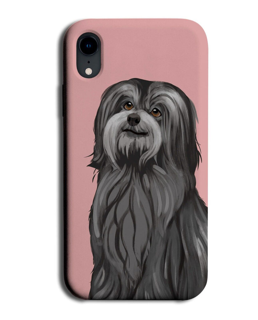 Black Havanese Dog Breed Phone Case Cover Dogs Shaggy Long Haired Pet P312B