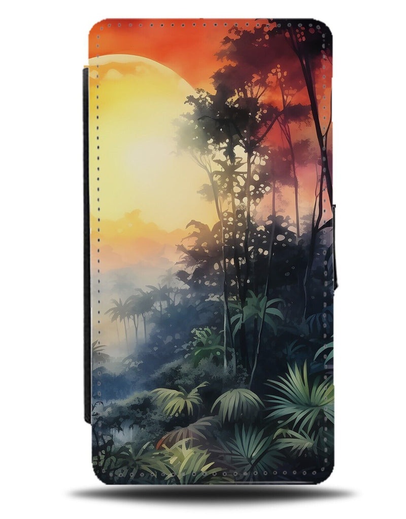 Jungle Wilderness Flip Wallet Case Wild Jungles Into The In Jungles Trees DB03