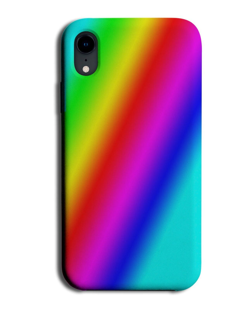 Multicoloured Rainbow Beam Of Light Phone Case Cover Lines Line Colours CX55