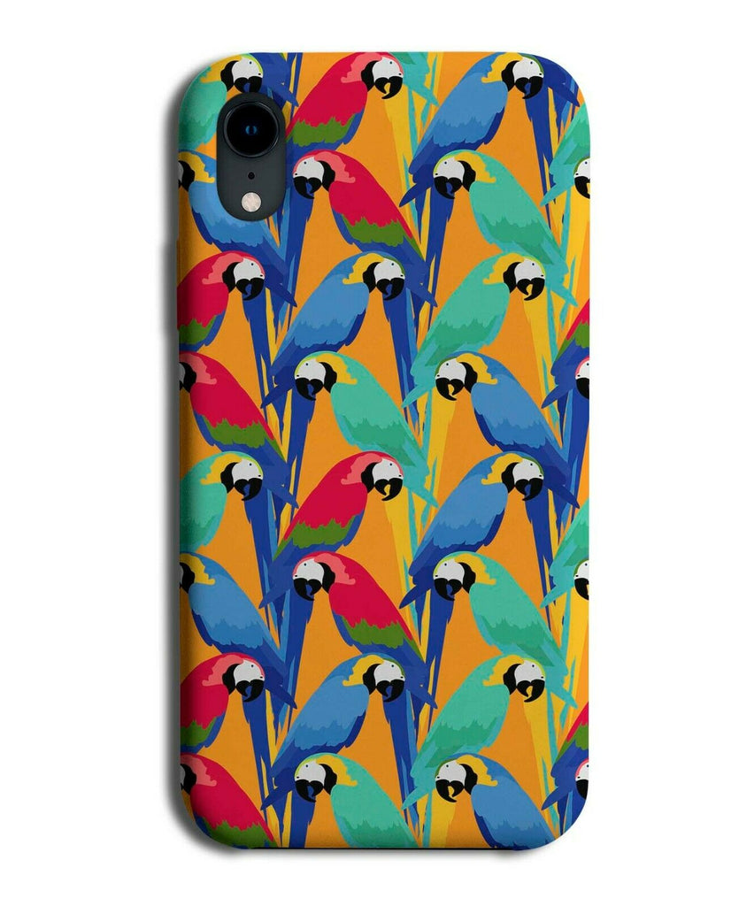 Colourful Abstract Parrot Art Phone Case Cover Parrots Painting Bird Birds F526