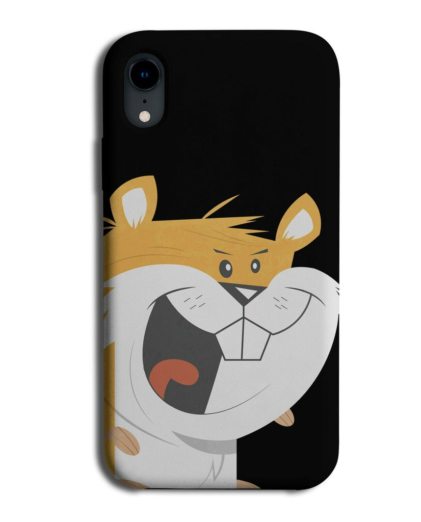 Super Happy Hamster Cartoon Phone Case Cover Hamsters Face Kids Funny J483