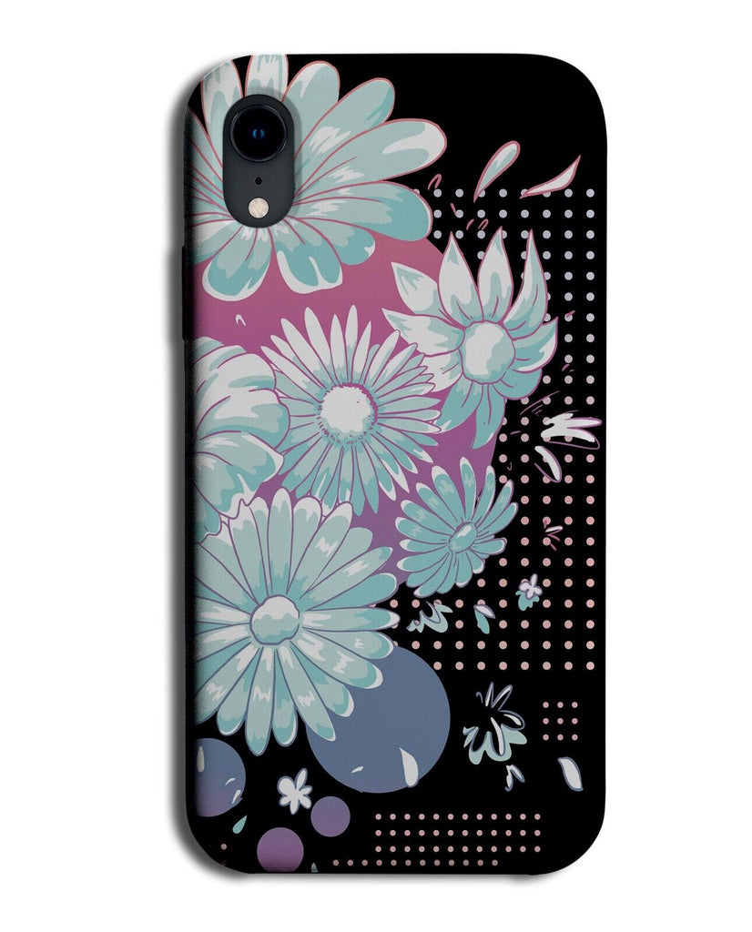 Vapour Wave Daisies Phone Case Cover Daisy Flowers Floral 90s Gamer Style P664