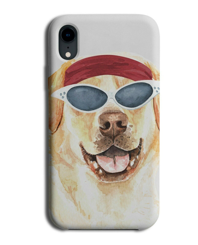 Hippy Blonde Labrador Phone Case Cover Stylish Fashion Picture 60s 70s K719