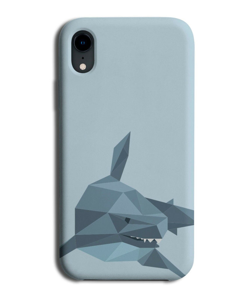Geometric Shark Shapes Phone Case Cover Design Theme Style Shaped Sharks K261