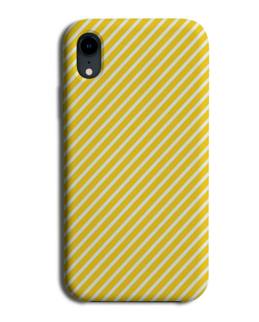 Yellow and White Lines Phone Case Cover Stripes Thin Skinny Small Tiny G563