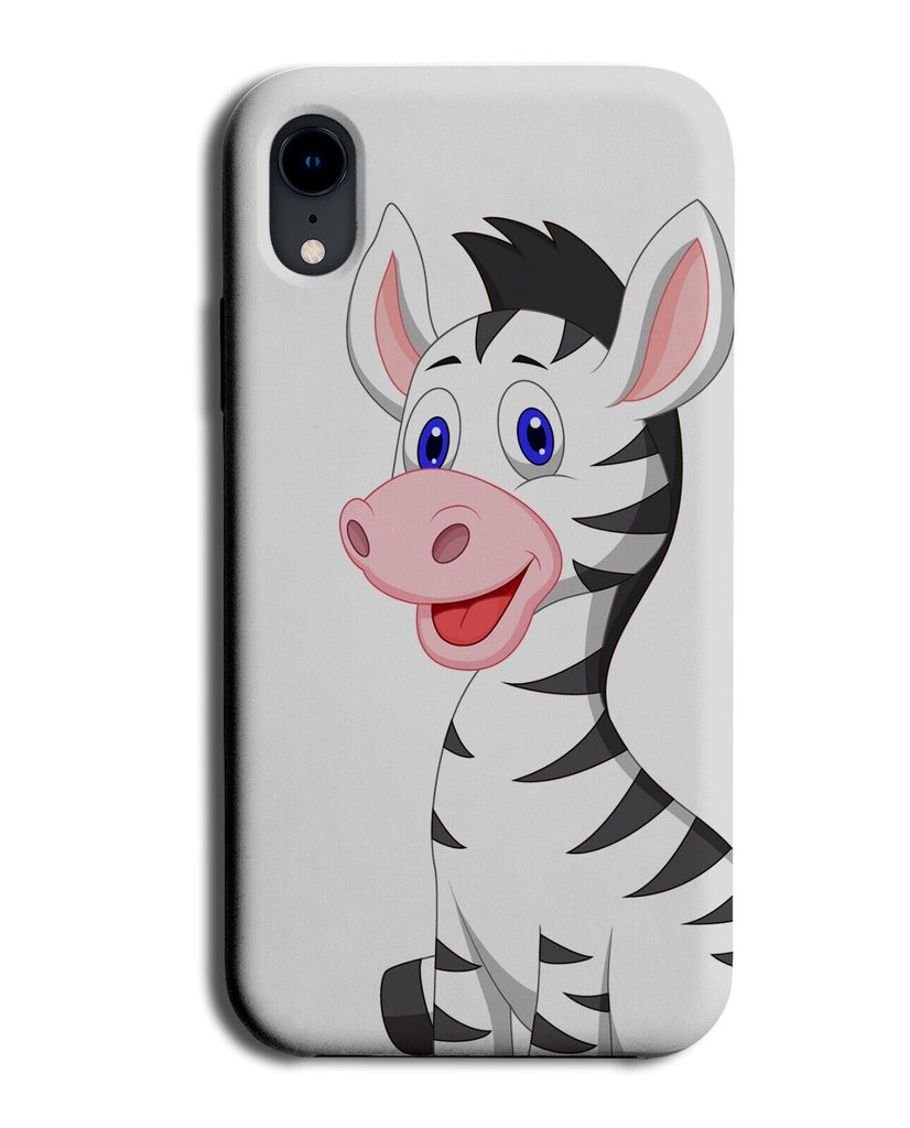 Children's Style Zebra Phone Case Cover Zebras Face Cartoonish For Kids BI57