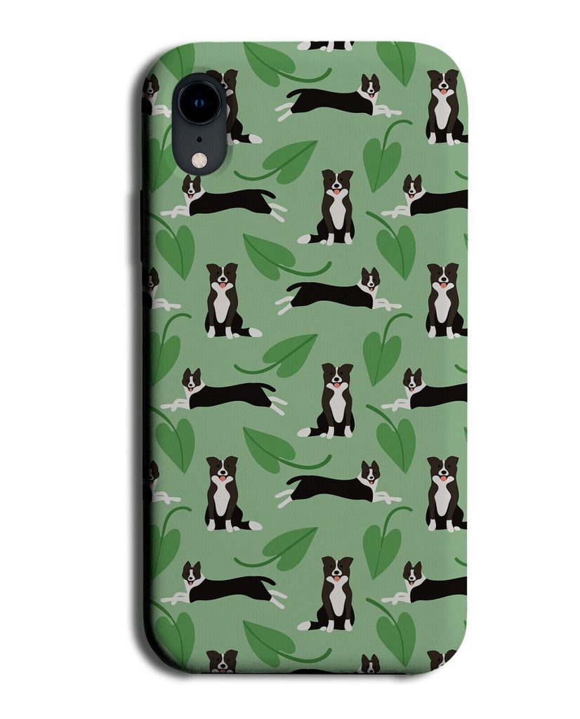 Border Collie Pattern Phone Case Cover Collies Border Sheepdog Sheep Dogs CC15