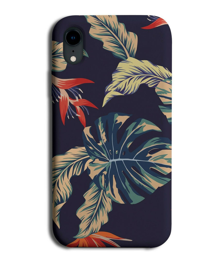 Dark Gothic Jungle Leaves Phone Case Cover Ferne Fernes Palm Tree Floral F697