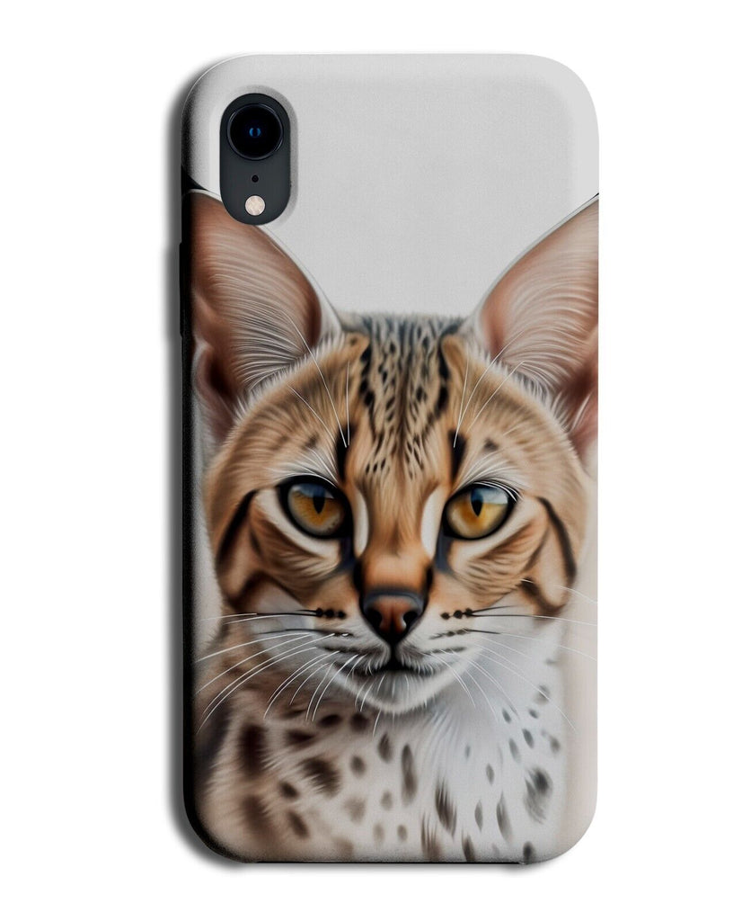 Watercolour Savannah Cat Phone Case Cover Cats Savanna African Africa Small DG74