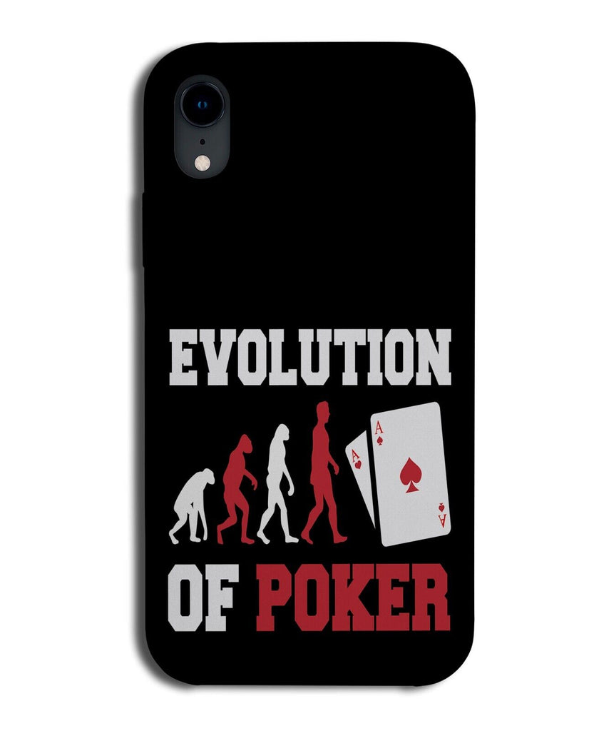 Funny Evolution Of Poker Design Phone Case Cover Player Casino Pokers Gift P699
