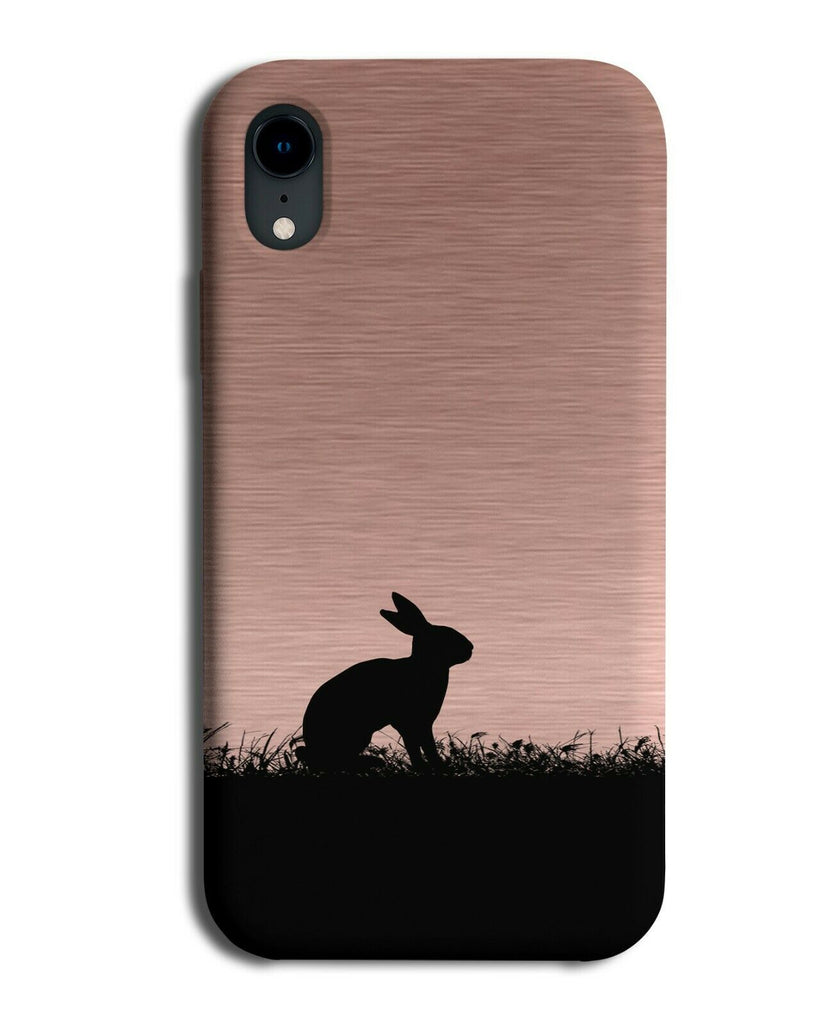 Rabbit Phone Case Cover Rabbits Bunny Bunnies Rose Gold Coloured i129