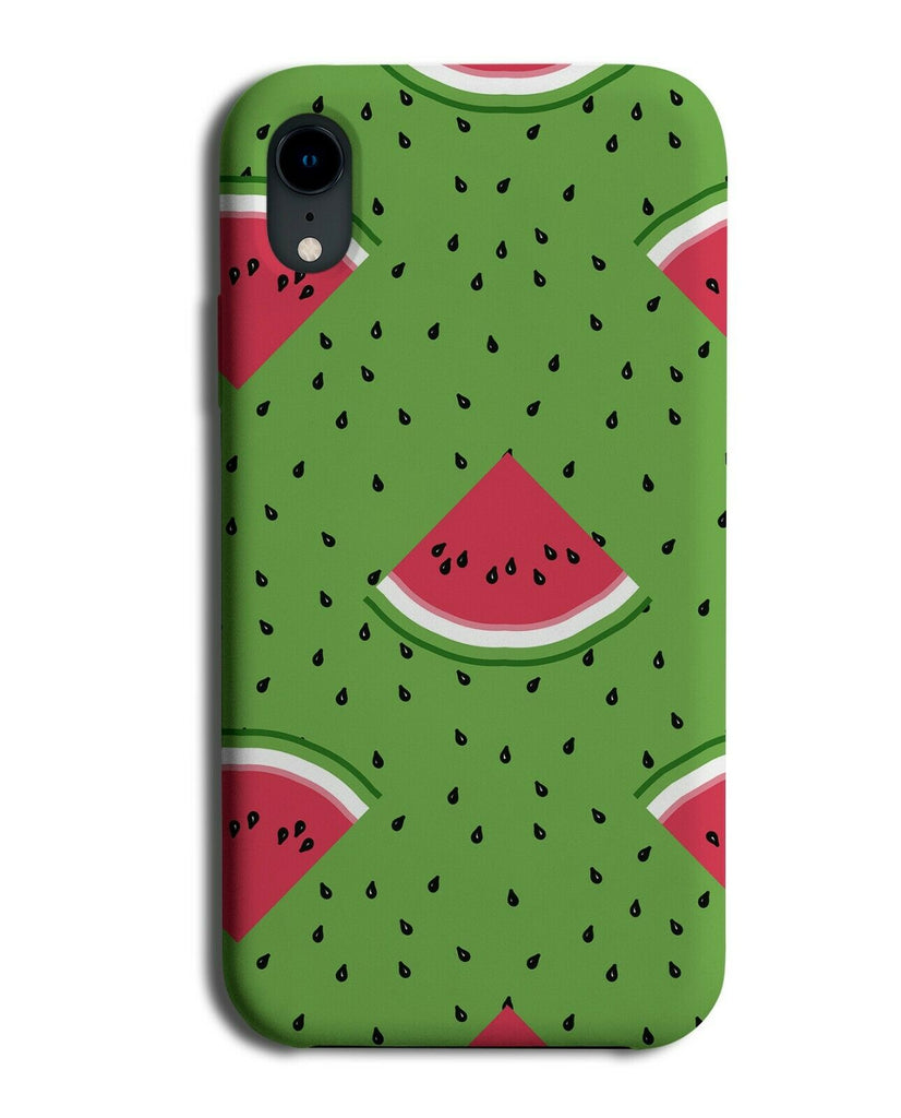 Green Seeded Watermelon Phone Case Cover Seeds Slice 3D Design Print E811