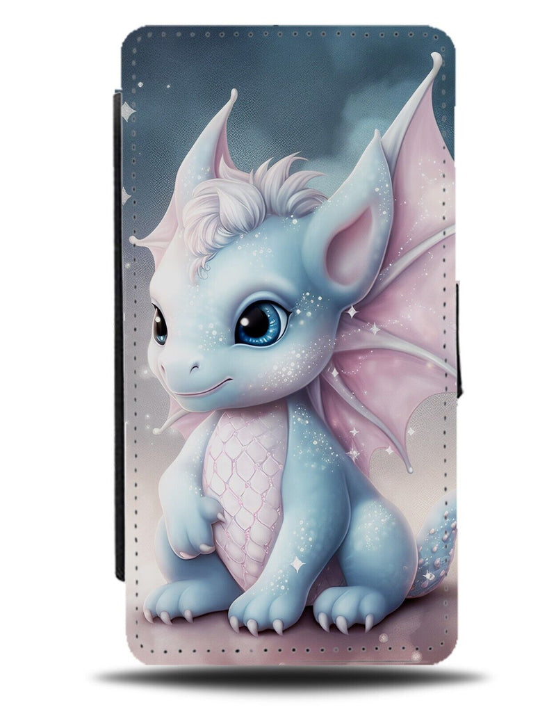 Baby Waterdragon Flip Wallet Case Water Dragon Little Tiny Dragons Ocean AM23