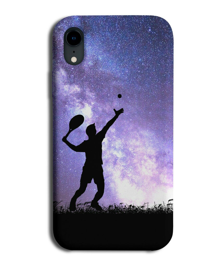 Tennis Phone Case Cover Player Racket Ball Gift Galaxy Moon Universe i750