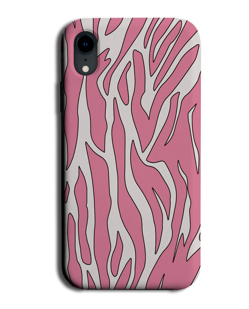 Baby Pink and White Zebra Stripes Phone Case Cover Stripe Light Pale Animal CW70