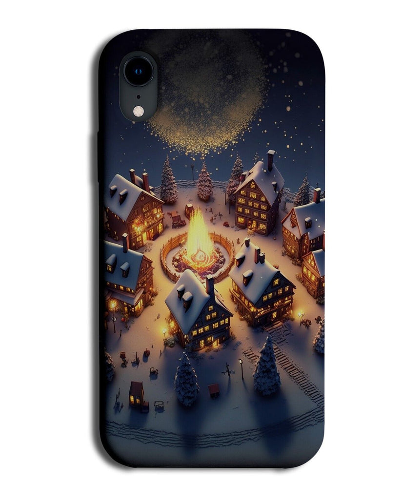 Christmas Village Phone Case Cover Snowing Snowy Victorian Winter Snow CW03