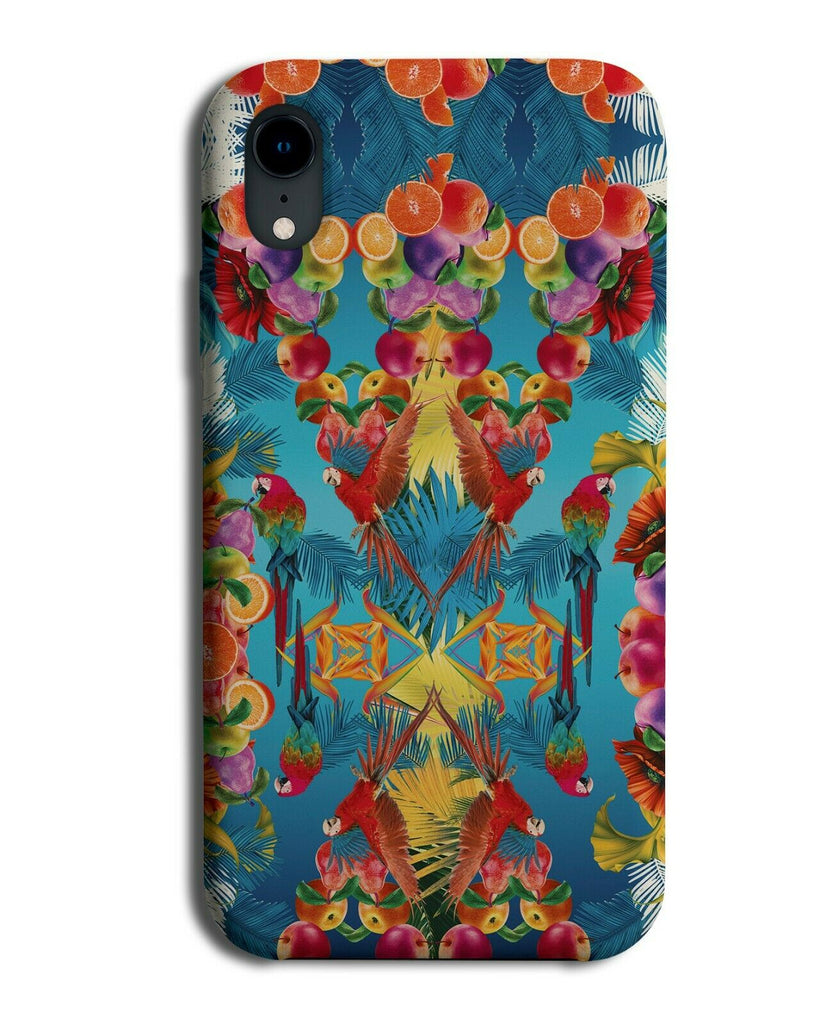 Asian Tropical Flowers Phone Case Cover Floral Colourful Chinese China G307