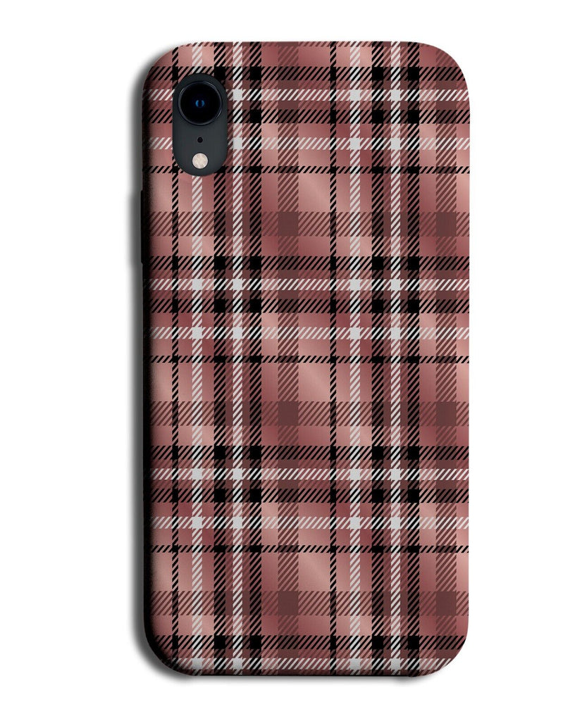 Rose Gold Gingham Phone Case Cover Flannel Tartan Design Pattern Shapes AZ96