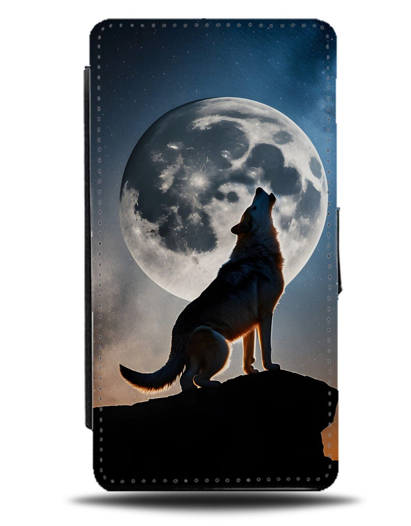 Halloween Wolfs Flip Wallet Case Werewolf Werewolves Style Gothic Night CW53
