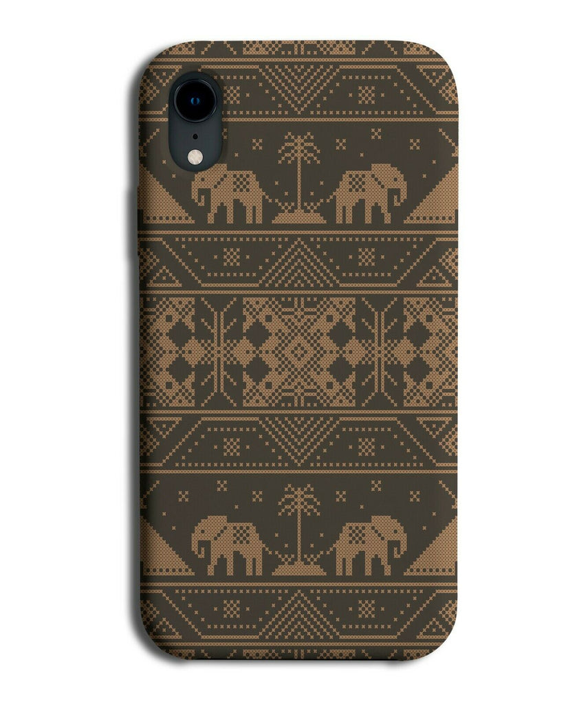 Indian Elephant Patterning Phone Case Cover Tribal African Africa Elephant H603