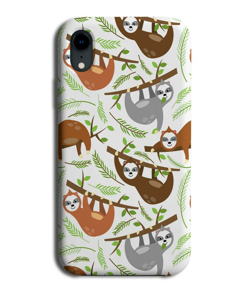 Sloths In The Tree Phone Case Cover Trees Branches Sticks Twig Twigs Sloth G130