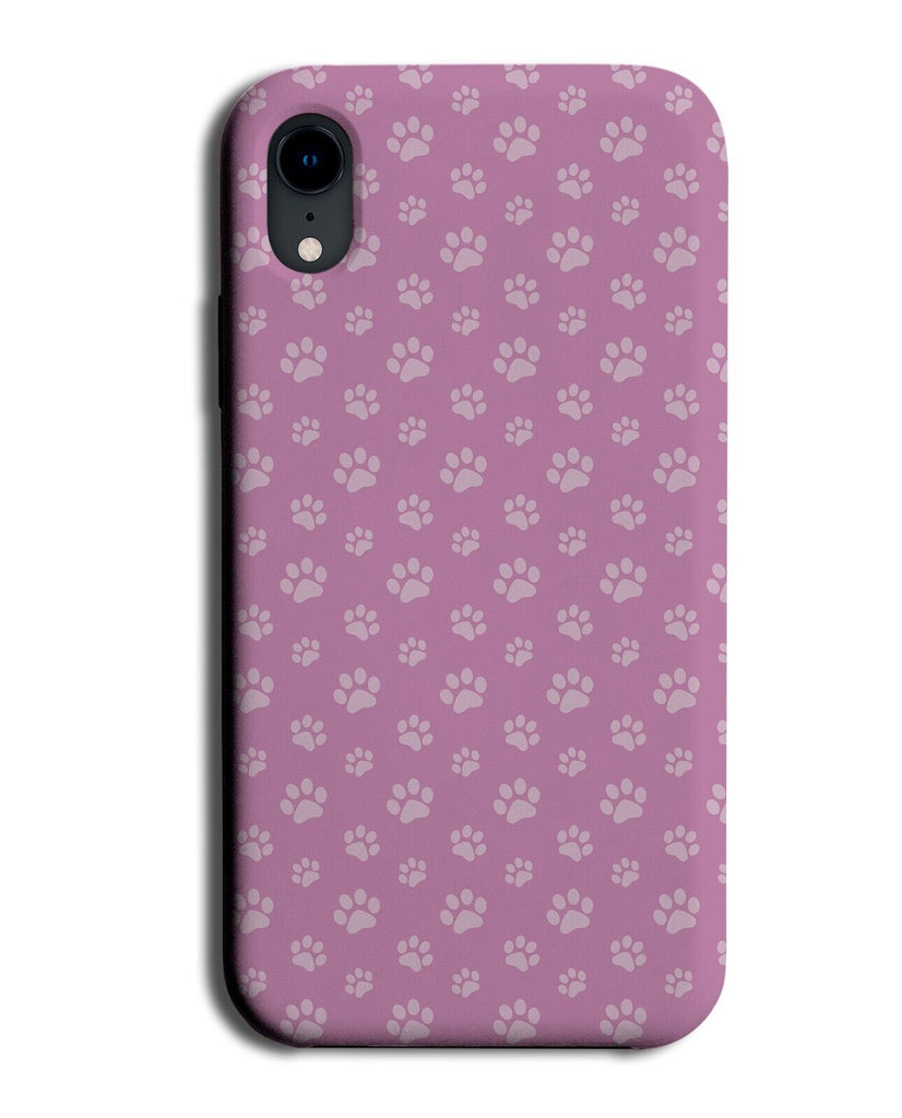 Purple Paw Print Phone Case Cover Paws Marks Shapes Dog Cat Dogs Violet DF24