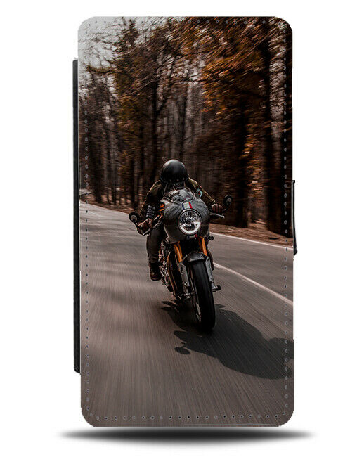 Motorcycle Flip Cover Wallet Phone Case Motor Bike Cycle Motorbike Helmet si99
