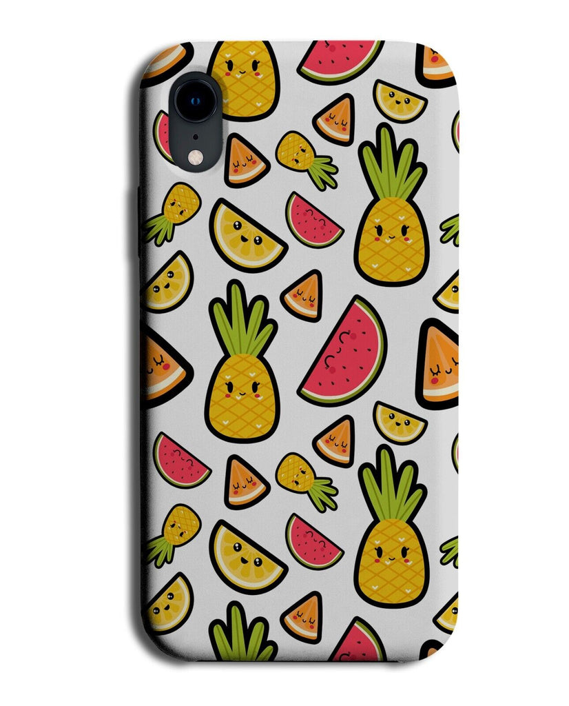 Fruit Stickers Pattern Print Phone Case Cover Fruits Sticker Exotic Cartoon CE20