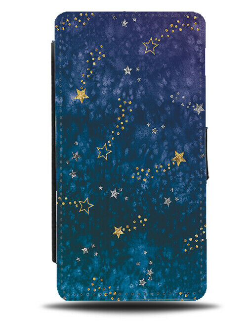 Dark Green Astrology Flip Wallet Case Star Signs Horoscope Horoscopes Space F962