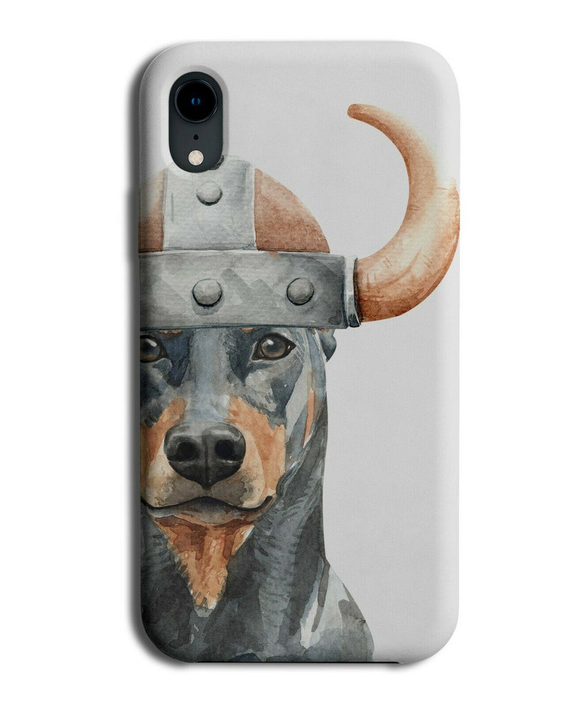 Dobermann Phone Case Cover Dog Pet Viking Vikings Fancy Dress Hat K555