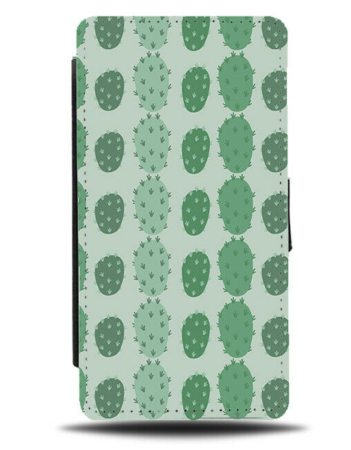 Green Cactus Drawing Flip Wallet Case Hand Drawn Handdrawn Style E954