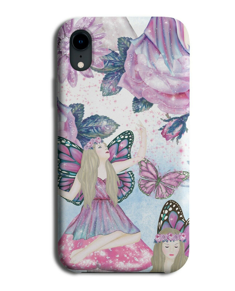 Girly Fairy Phone Case Cover Fairies Wings Kids Childrens Purple Painting F966