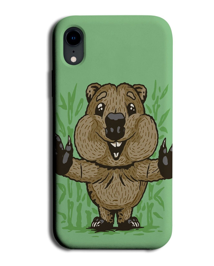 Adorable Quokka Face Phone Case Cover Quokkas Friendly Smiling Smile Funny P067