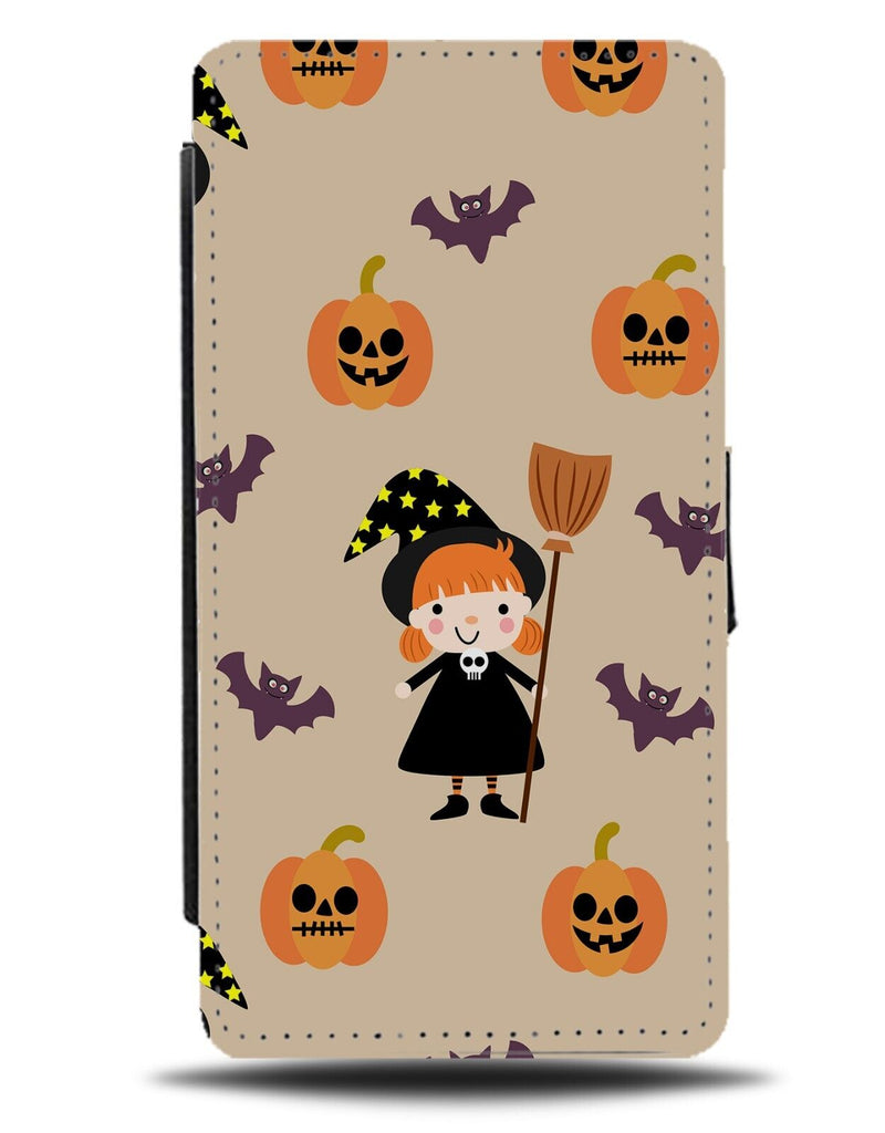Children's Ginger Halloween Girl Flip Wallet Case Witch Witches Girls Kids CB53