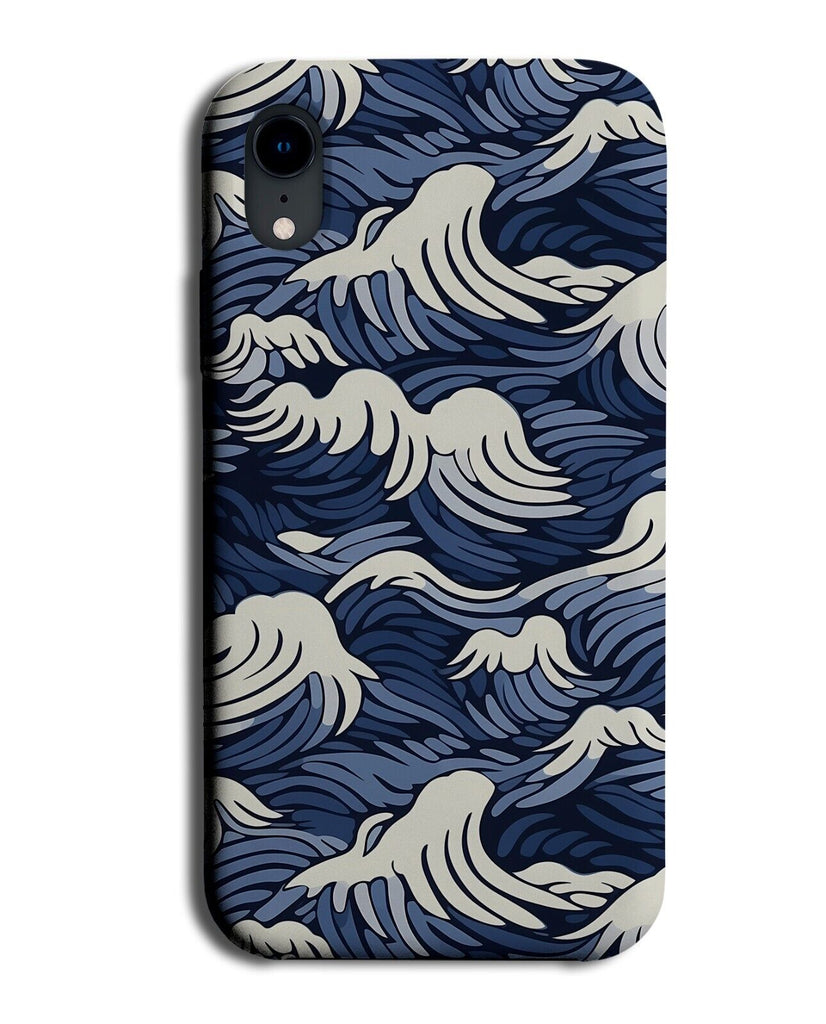 Japanese Waves Pattern Phone Case Cover Wave Lines Art Japan Anime Asian BX90