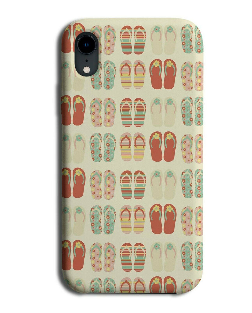 Beach Sandals Pattern Phone Case Cover Flip Flops Sandal Beaches Colourful F126