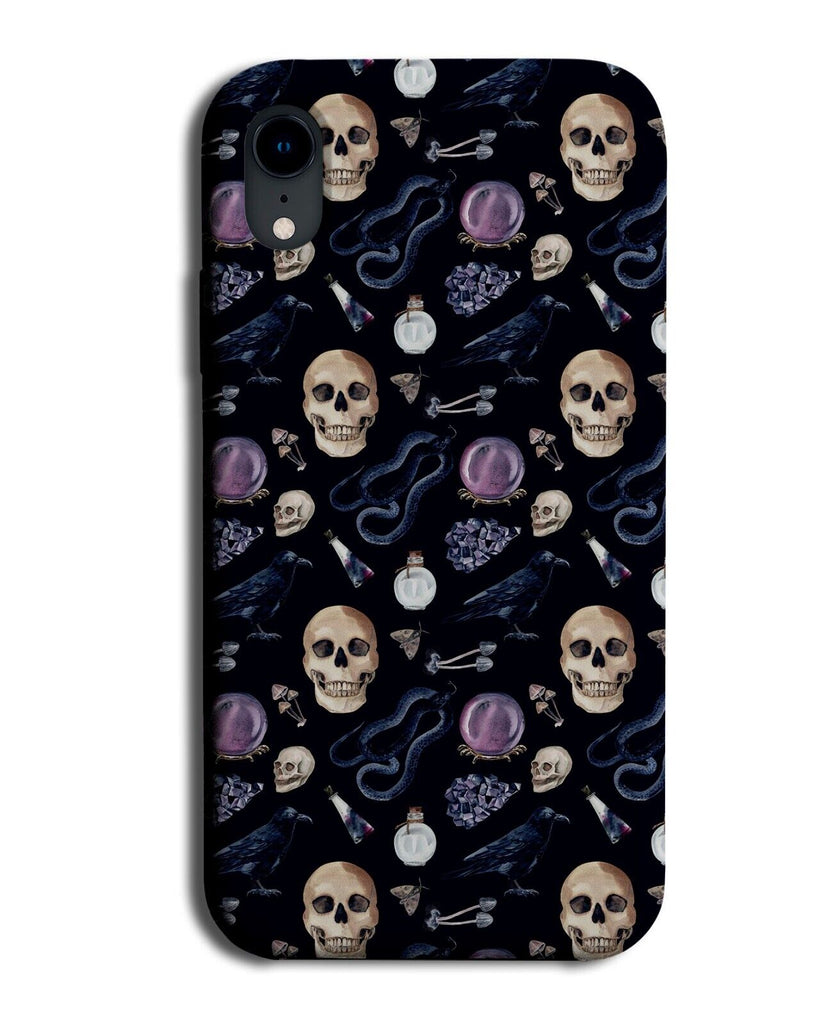 Halloween Pattern Phone Case Cover Skulls Potions Snake Snakes Scary Spooks AS54