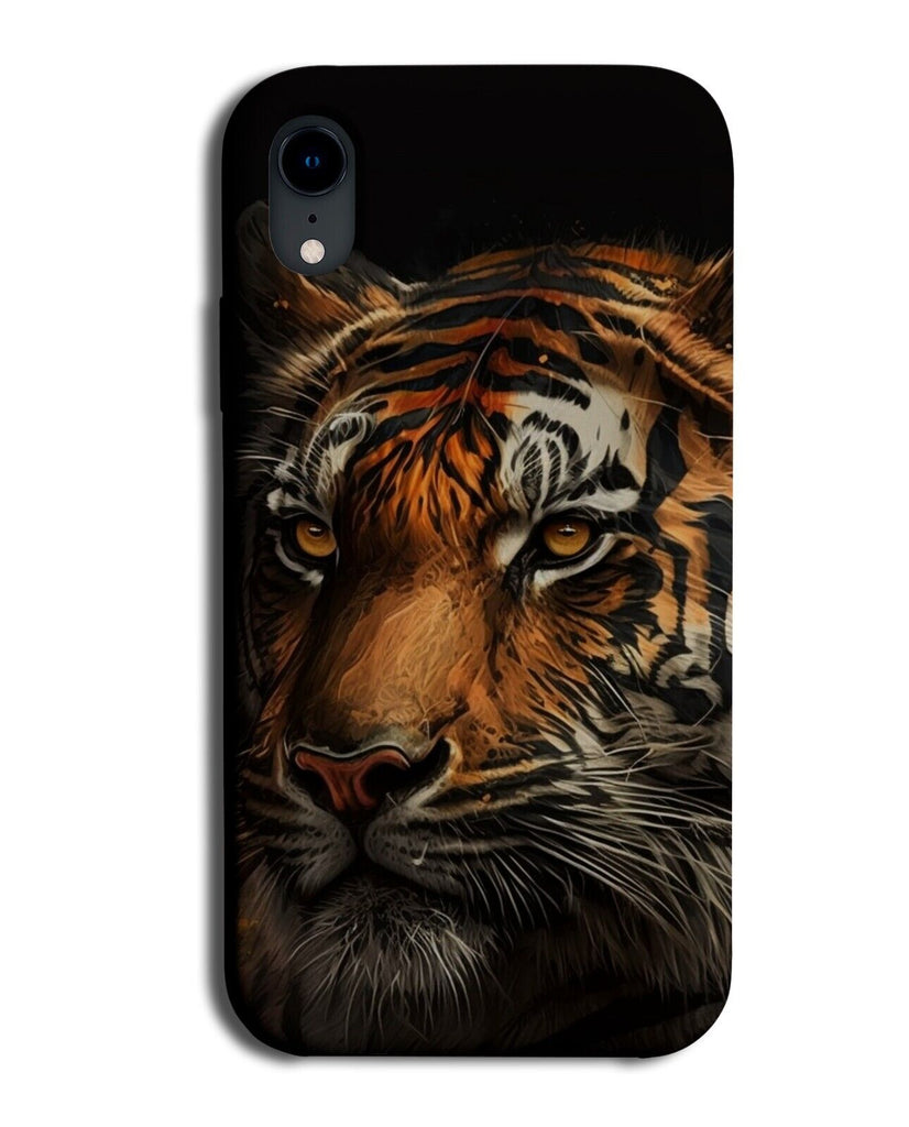 Gothic Tiger Face Photograph Phone Case Cover Photo Picture Tigers Indian BY51