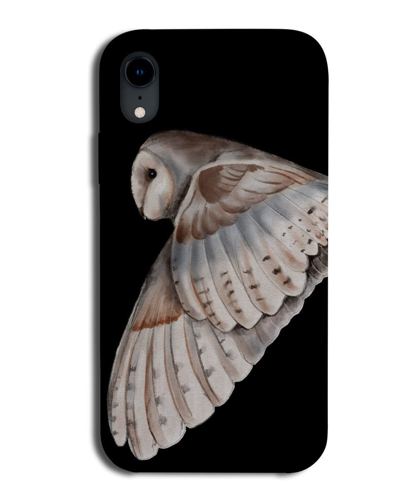 Flying Owl In Black Night Sky Phone Case Cover Nights Owls Fly Wings BL56