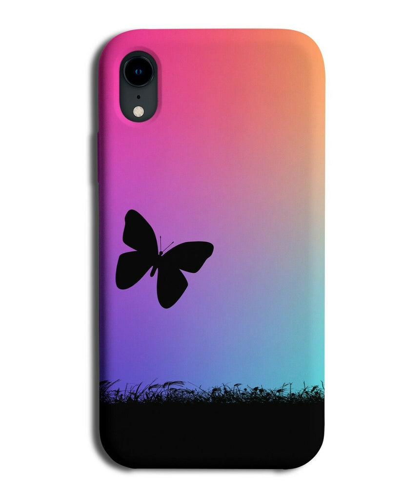 Butterfly Silhouette Phone Case Cover Butterflies Multicolour Kids I046