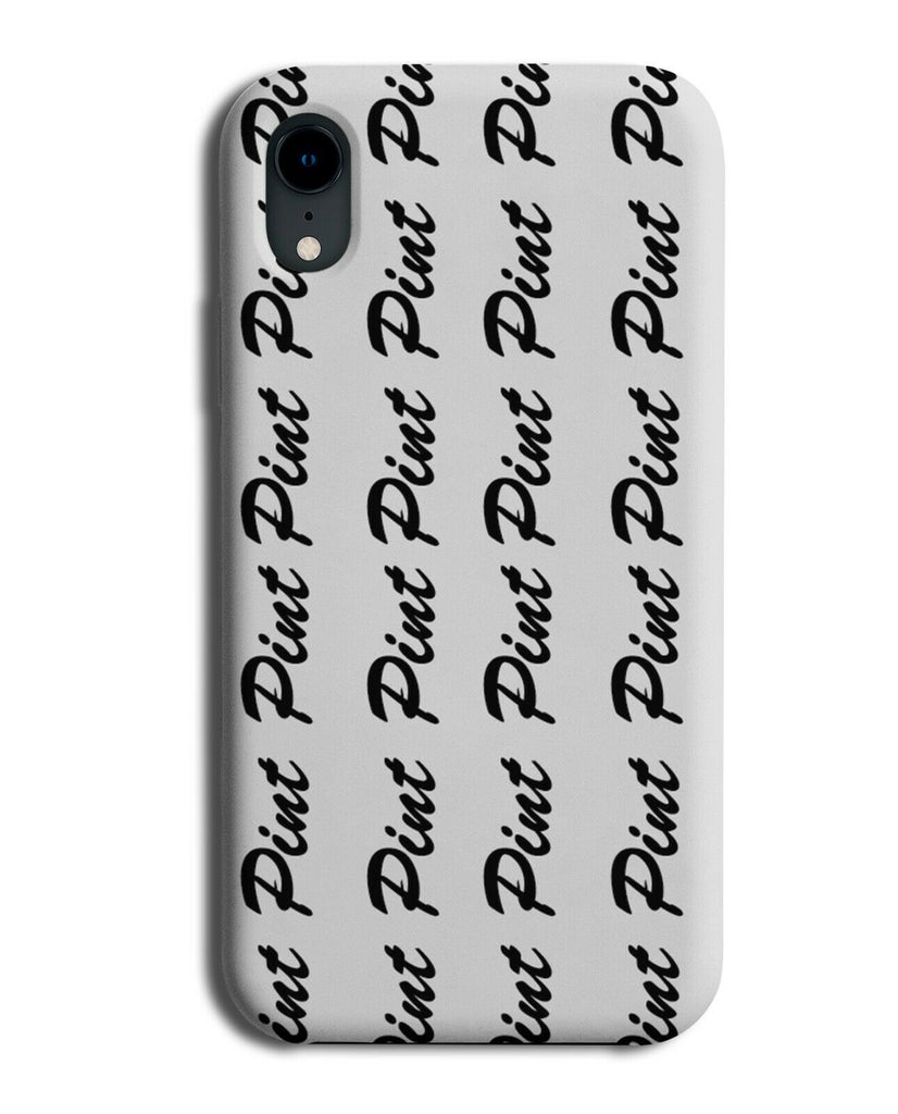 Funny Pint Phone Case Cover Beer Pints Pub Alcoholic Writing Mens Dads B659