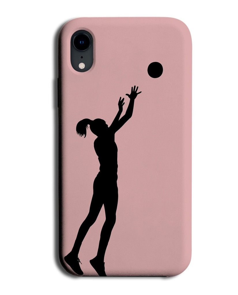 Women's Netball Phone Case Cover Net Ball Pink Netballer Girl Girls Sport BQ92