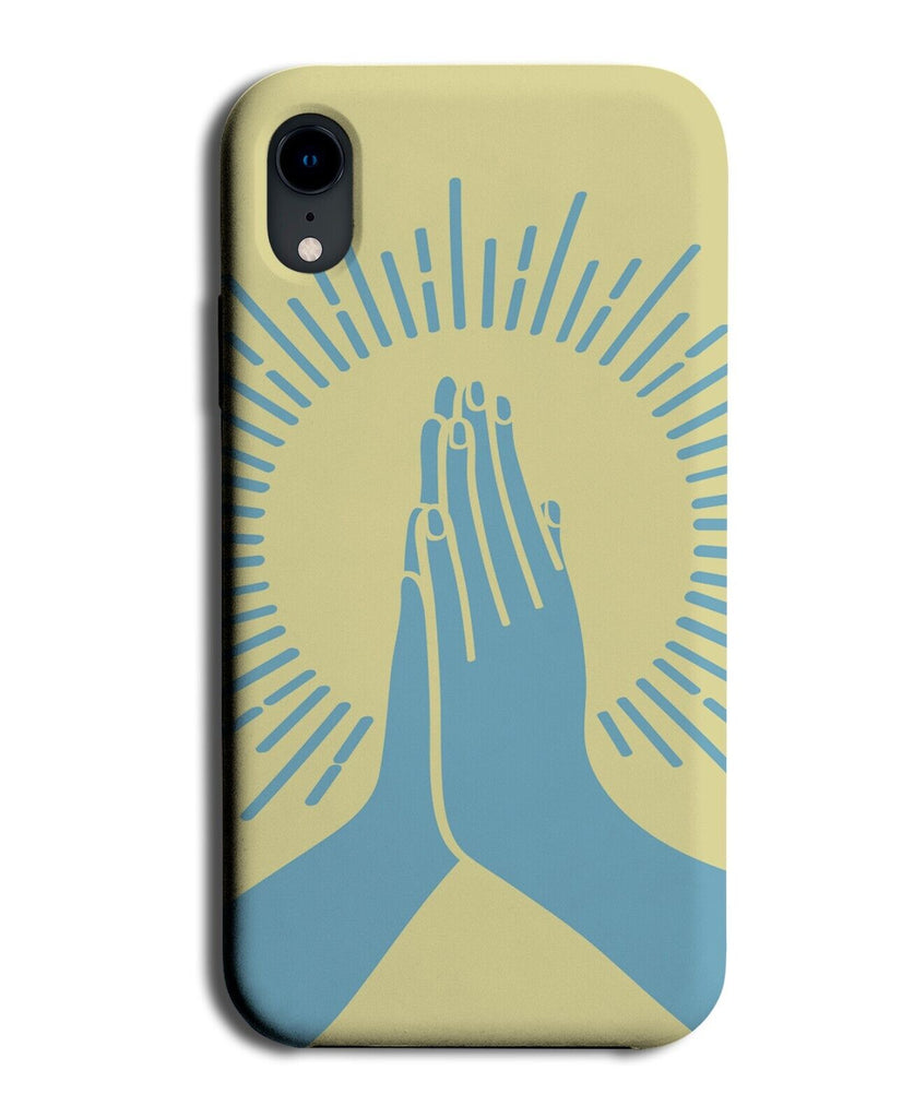 Praying Hands Phone Case Cover Church Pray Pastel Yellow Jesus God Church Q334
