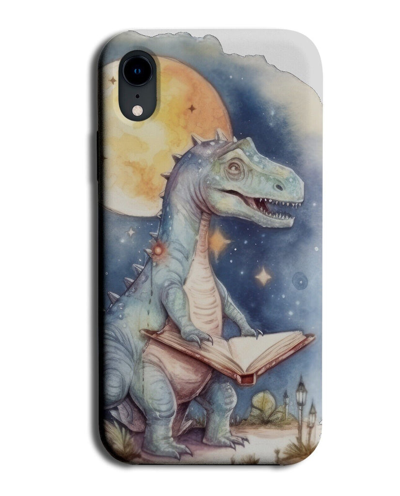 Children's Dinosaur Reading A Bedtime Story Phone Case Cover Stories Bed AJ90