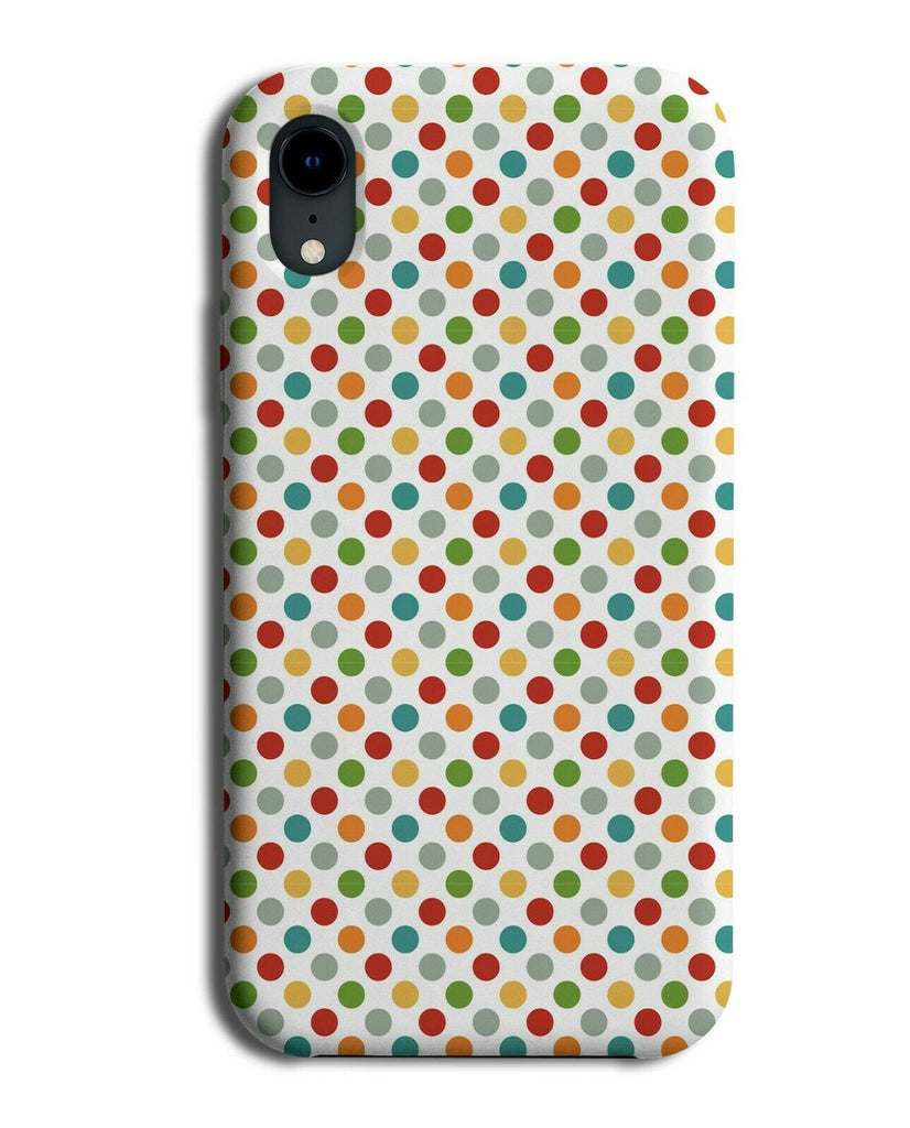 Multicolour Circus Polka Dot Phone Case Cover Dots Spots Colourful Dotted F233