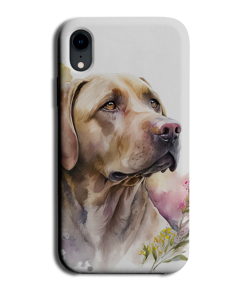 Washed Out Labrador Watercolour Style Print Phone Case Cover Labradors BD75