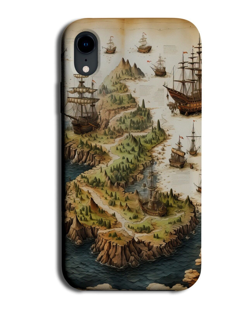 Pirates Land Phone Case Cover Lands Map Treasure Adventure Island Pirate DE63