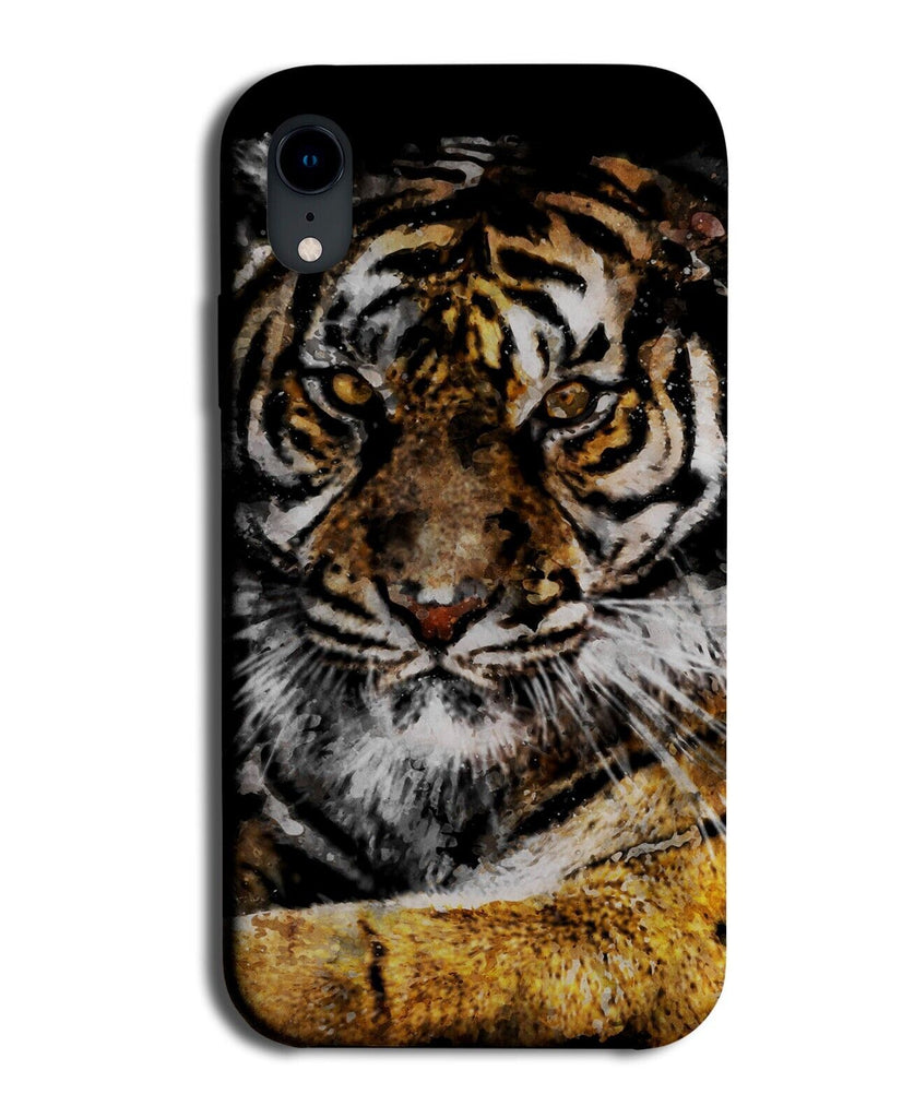 Sumatran Tiger Picture Phone Case Cover Pictured Tigers Face Big Cat Animal BU47